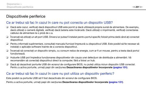 Sony VPCSE1C5E - VPCSE1C5E Istruzioni per l'uso Rumeno