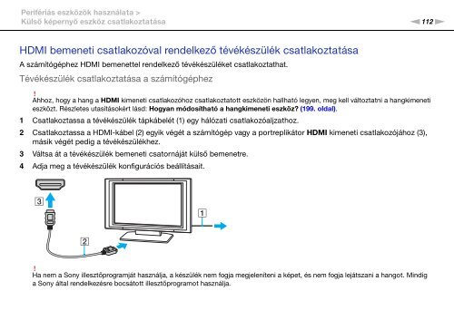 Sony VPCSE1C5E - VPCSE1C5E Istruzioni per l'uso Ungherese