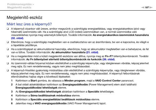 Sony VPCSE1C5E - VPCSE1C5E Istruzioni per l'uso Ungherese