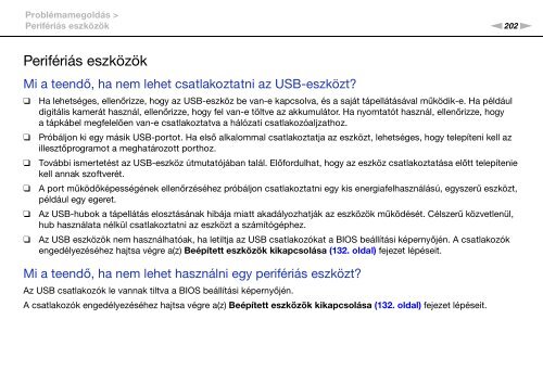 Sony VPCSE1C5E - VPCSE1C5E Istruzioni per l'uso Ungherese