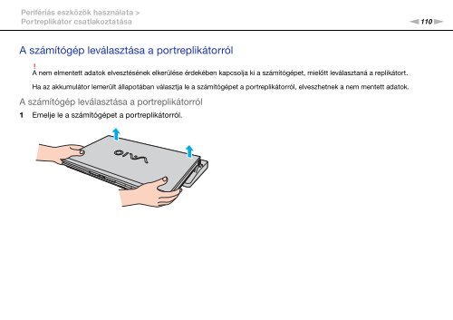 Sony VPCZ12C5E - VPCZ12C5E Istruzioni per l'uso Ungherese