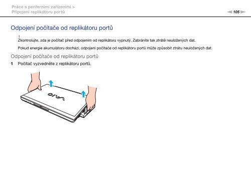 Sony VPCSA4S9R - VPCSA4S9R Istruzioni per l'uso Ceco