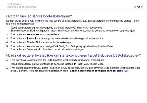 Sony VPCSA4S9R - VPCSA4S9R Istruzioni per l'uso Danese