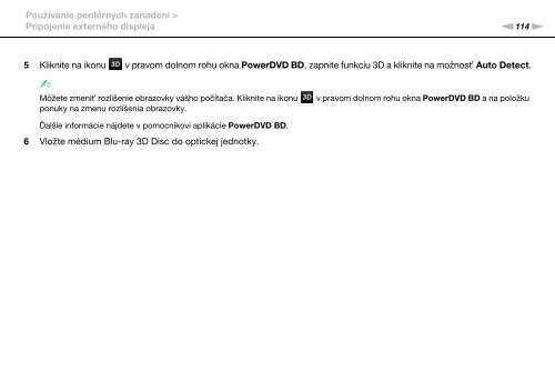 Sony VPCSA4S9R - VPCSA4S9R Istruzioni per l'uso Slovacco