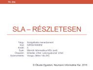 SLA – RÉSZLETESEN