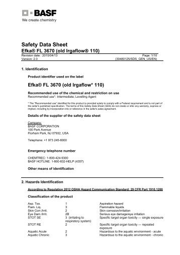 Safety Data Sheet