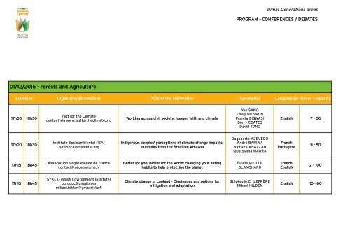 CONFERENCES/DEBATES