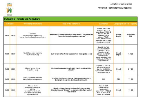 CONFERENCES/DEBATES