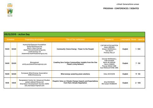 CONFERENCES/DEBATES