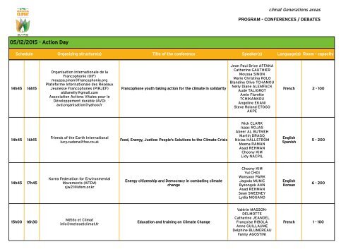 CONFERENCES/DEBATES