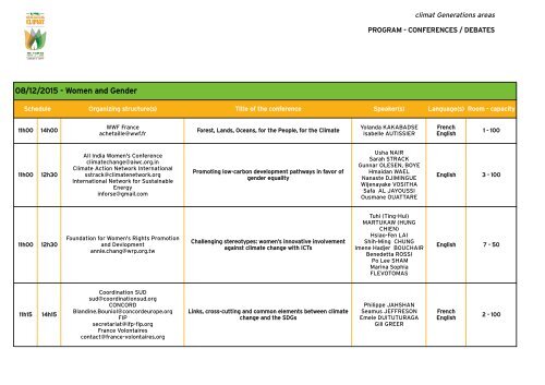 CONFERENCES/DEBATES