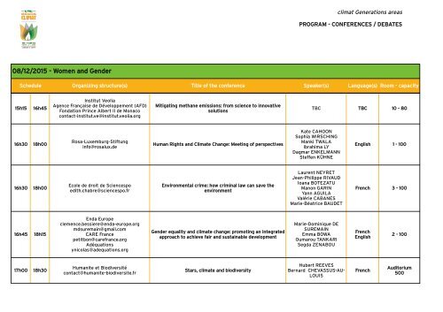 CONFERENCES/DEBATES