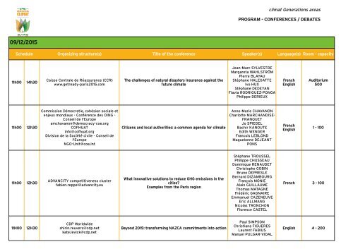 CONFERENCES/DEBATES