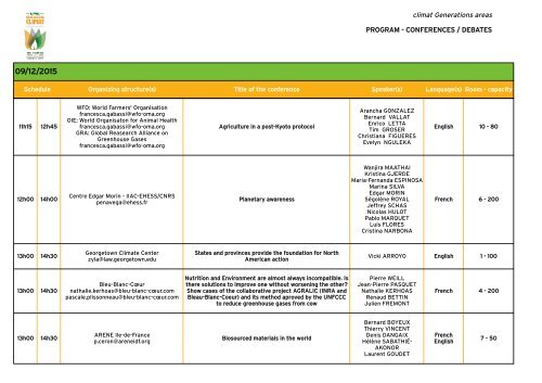 CONFERENCES/DEBATES