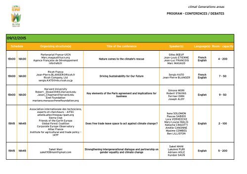 CONFERENCES/DEBATES