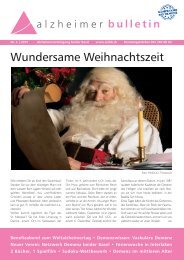 Wundersame Weihnachtszeit – Alzheimer-Bulletin 2/2015