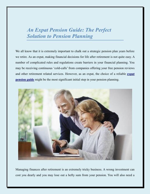 free pension guide