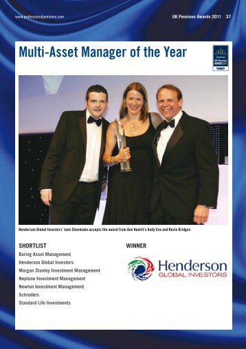 Winner ShortliSt - Henderson Global Investors