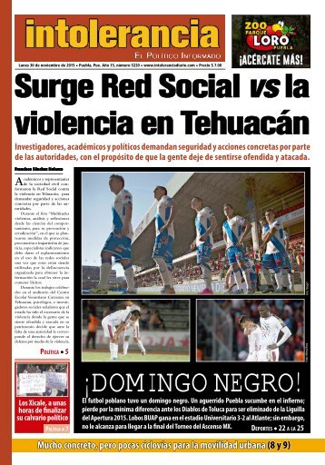 Surge Red Social la violencia en Tehuacán