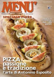 MENU Speciale Pizze - Settembre 2015