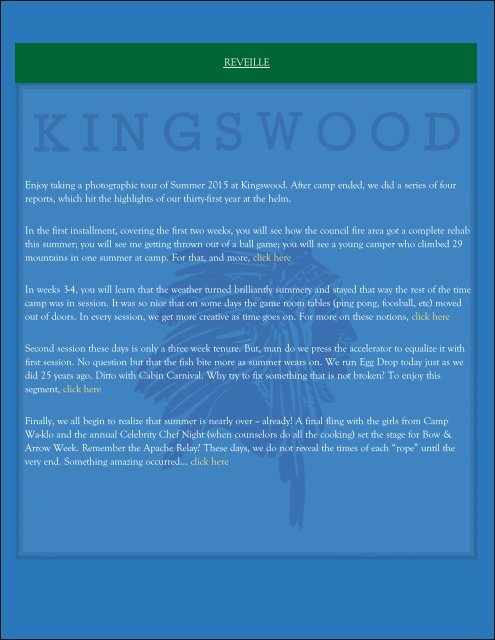 Kingswood For Life Issue 2
