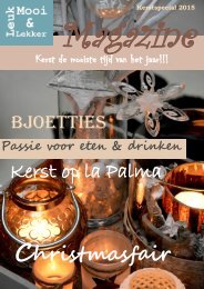 Kerstspecial  Leuk Mooi & Lekker magazine 2015