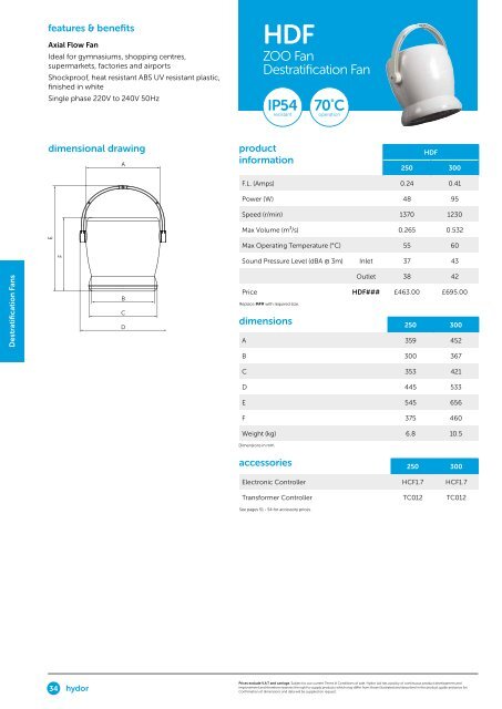 ventilation & hygiene