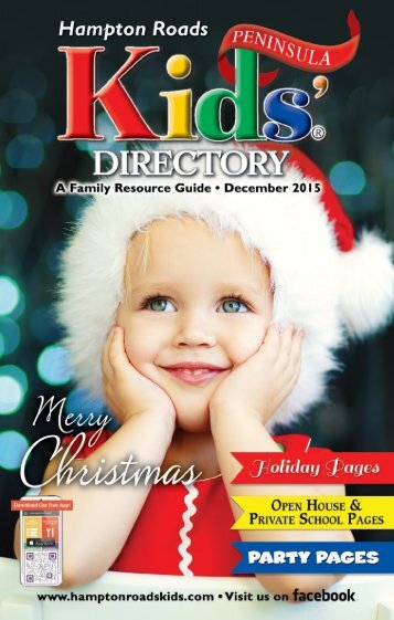 Hampton Roads Kids' Directory: December 2015 Peninsula Edition