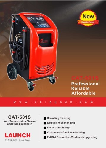 Launch CAT-501S Auto Transmission Fluid Exchanger and Cleaner