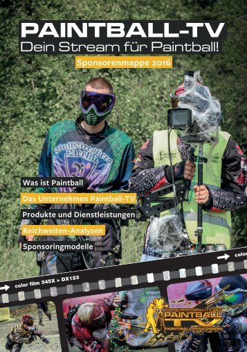 Paintball-TV Sponsorenprospekt 2016 deutsch