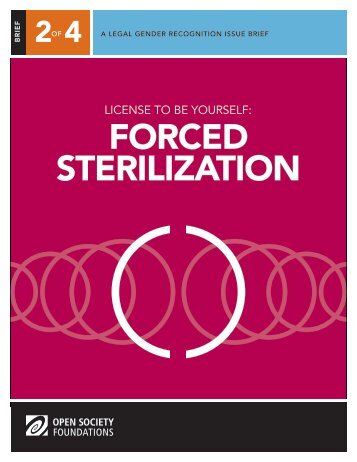 FORCED STERILIZATION