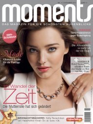 moments - Das Magazin für die schönsten Augenblicke