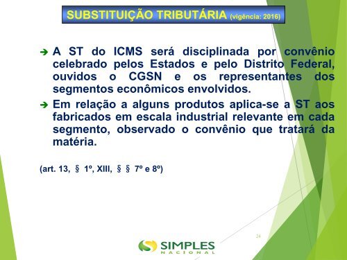 Lei Complementar 147 - 2014 - alterações no Simples Nacional