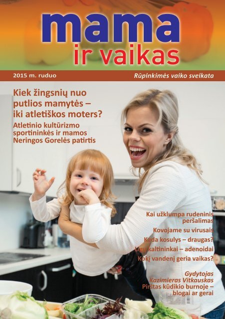 Žurnalas „Mama ir vaikas“ 2015 m. ruduo