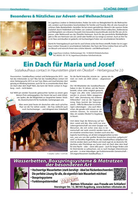 Schwäbische Nachrichten & AuLa Dezember 2015