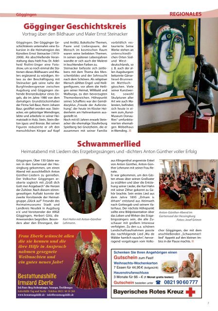 Schwäbische Nachrichten & AuLa Dezember 2015