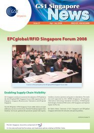 EPCglobal/RFID Singapore Forum 2008 - GS1 Singapore