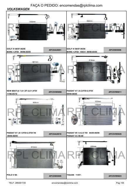 CATALOGO RPL CLIMA 2016