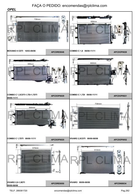 CATALOGO RPL CLIMA 2016