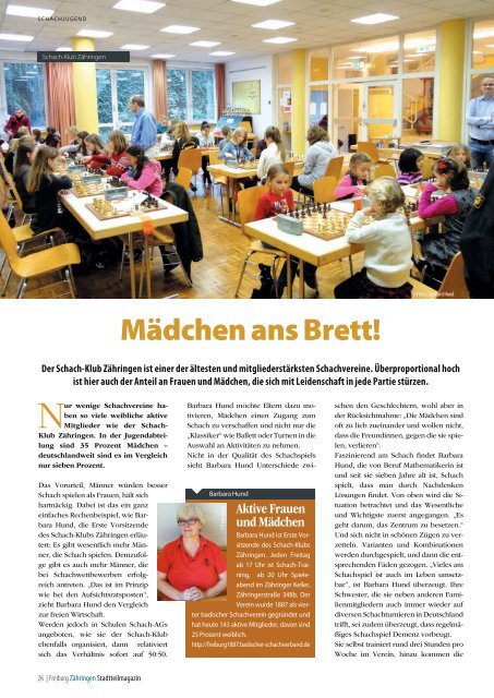 Zähringen Magazin