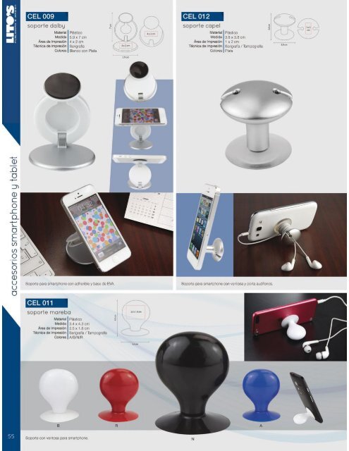 Catalogo Accesorios para Smartphone y Tablet