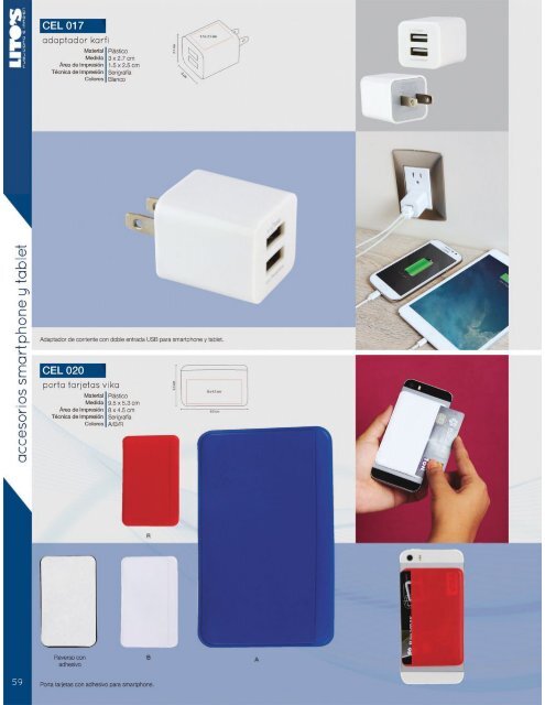 Catalogo Accesorios para Smartphone y Tablet