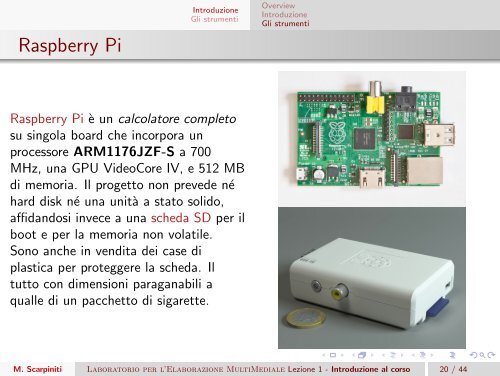 Laboratorio per l’Elaborazione MultiMediale Lezione 1 - Introduzione al corso