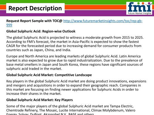 Sulphuric Acid Market