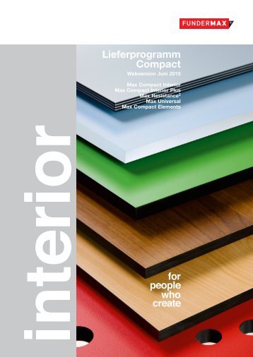 FunderMax - Compactplatten