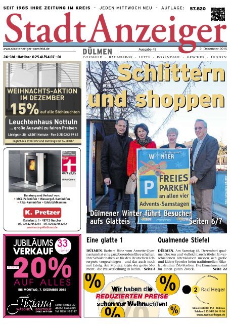 Stadtanzeiger Dulmen Kw 49