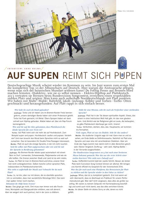 zett-Magazin August / September