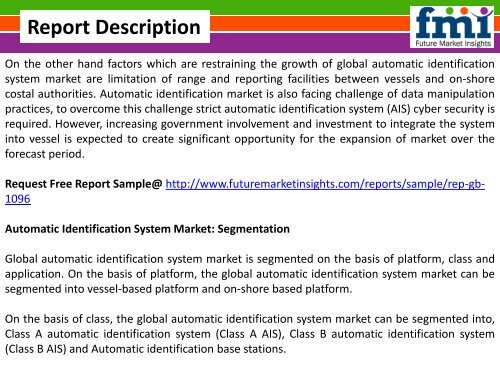 Global Automatic Identification System Market