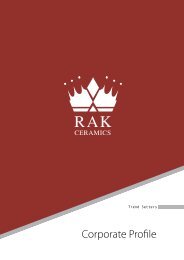 Corporate Profile - RAK Porcelain