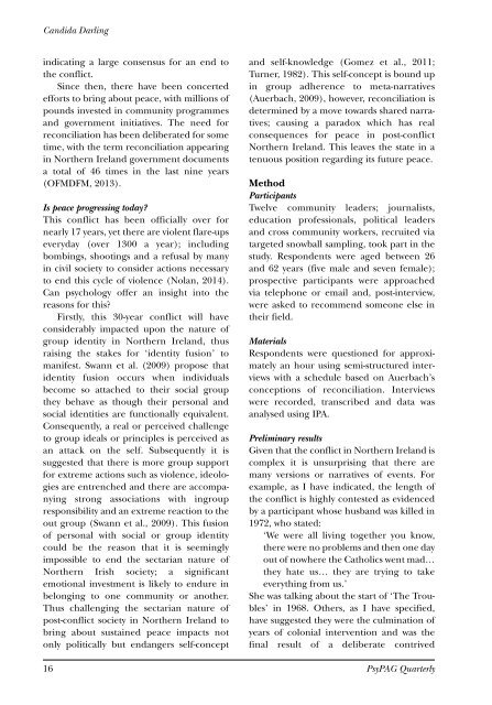 Social Psychology Special Issue